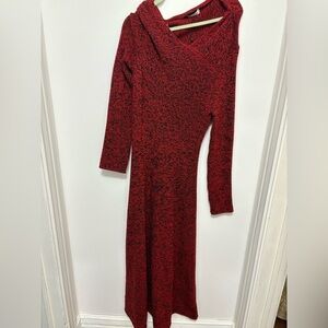Zara Red Sweater Dress